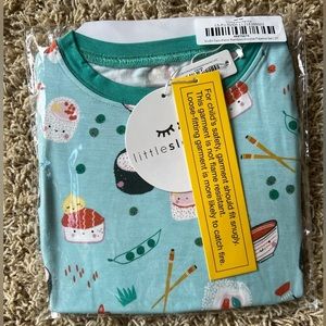 Little Sleepies Kids Toddler Sushi Long Sleeve Two Piece Pajamas 2T